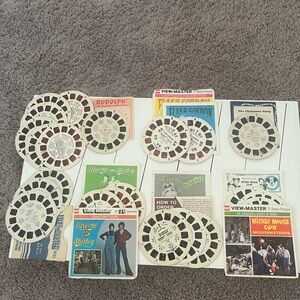 Vintage Lot of View-Master Reels 1948-1980